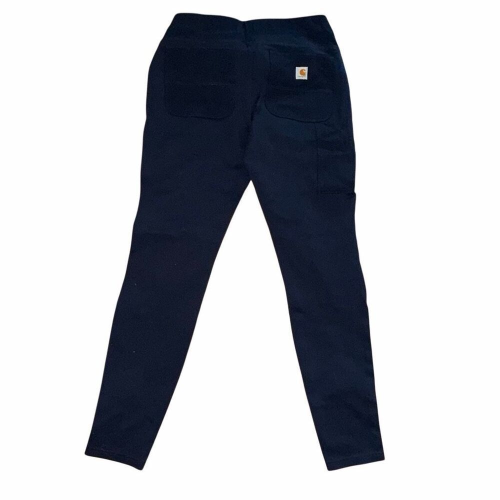 Carhartt FORCE FITTED MIDWEIGHT UTILITY LEGGING women sz MED 8-1O in dark coffee - Picture 2 of 7